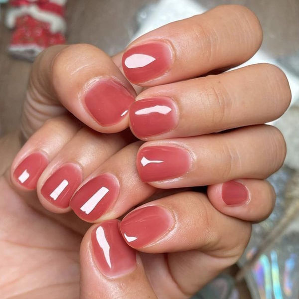 24pcs/Set Press On Nails Red