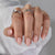 32pcs/Set Press On Nails Gold End