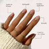 30pcs/Set Press On Nails Goal Digger