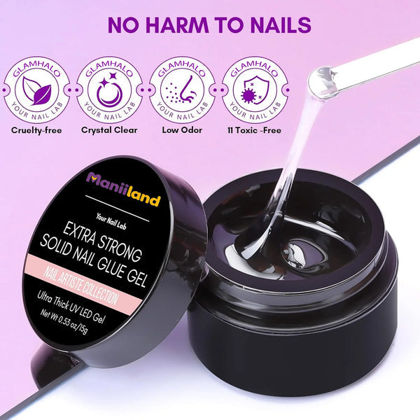 15g/8g Solid Nail Tips Gel For Press On False Nail Tips