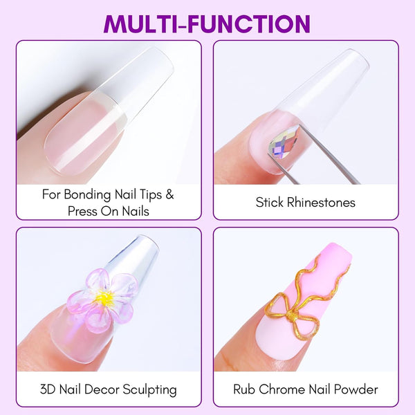15g/8g Solid Nail Tips Gel For Press On False Nail Tips