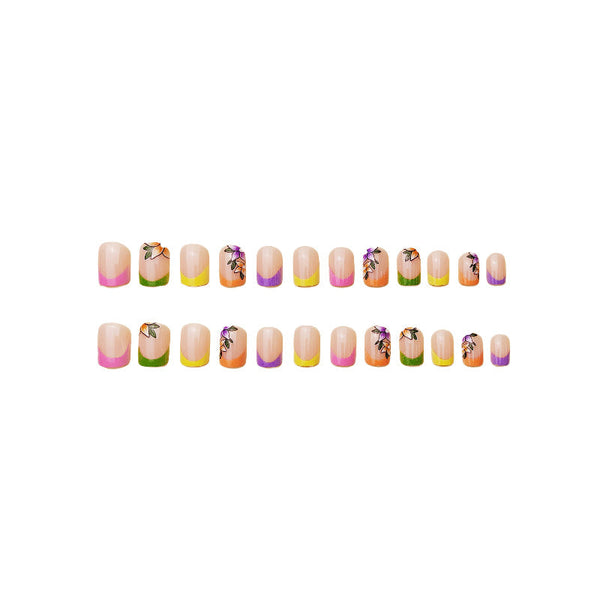 24pcs/Set Press On Nails Y120