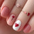 Valentine's Day Pink Nail Art