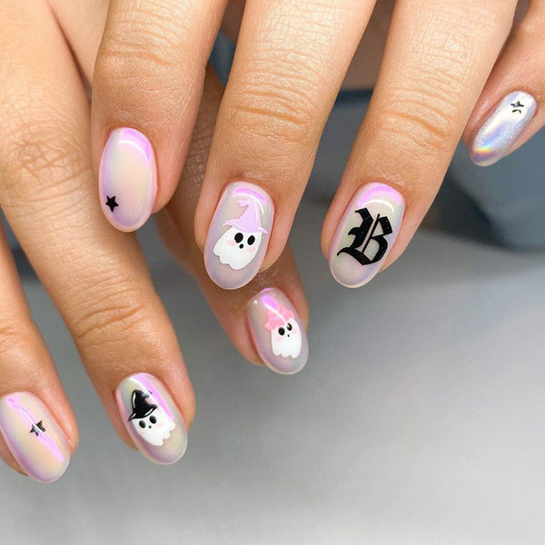 Halloween Press On Nail W1431