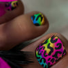 Pedicure fake nail Y609