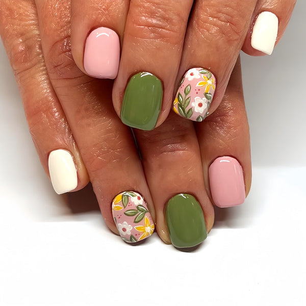 24pcs/Set Press On Nails