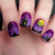 Dark style elf castle nails