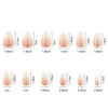 240 pieces of boxed ballet square fake nails