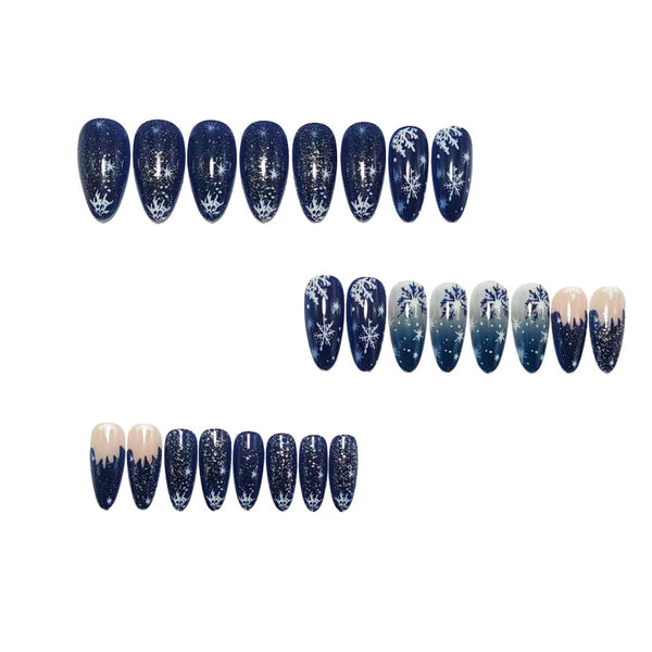 12 Sizes-24 Pcs Press On Nails Y366