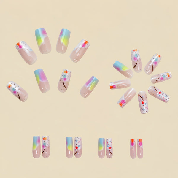 24pcs/Set Press On Nails