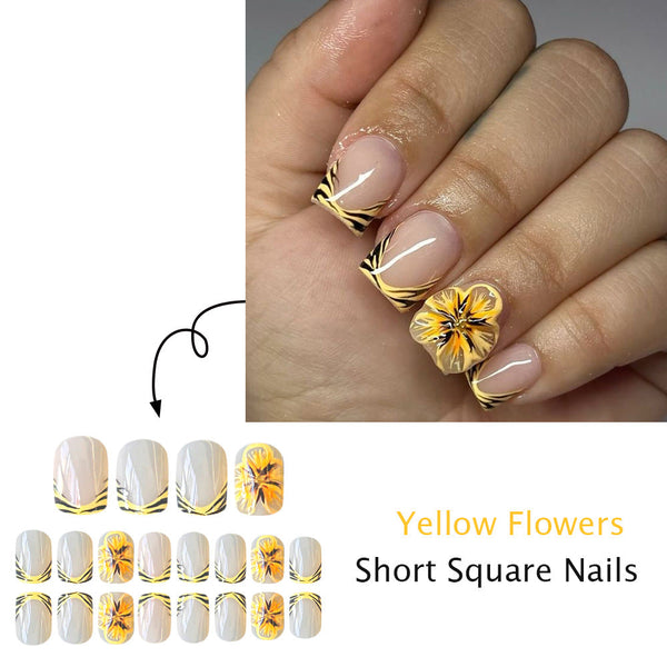 24pcs/Set Press On Nails