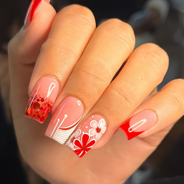 24pcs/Set Press On Nails