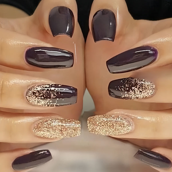 Golden glitter