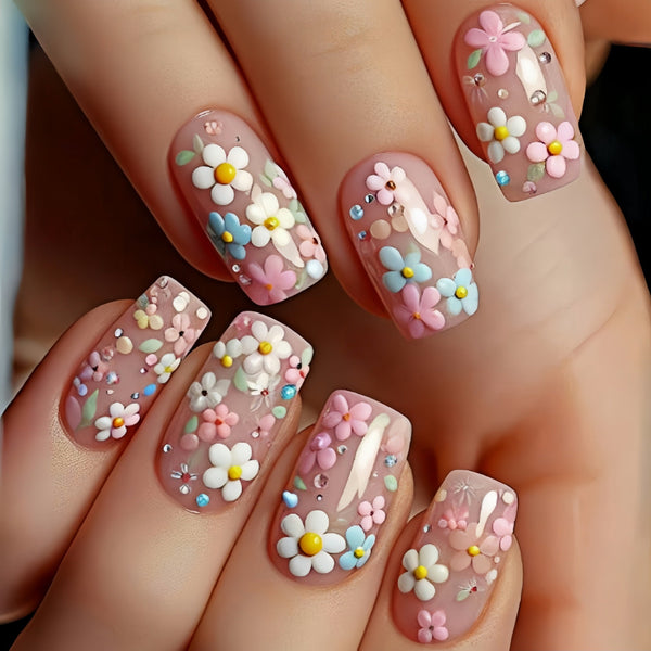 24pcs/Set Press On Nails