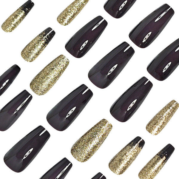 Golden glitter