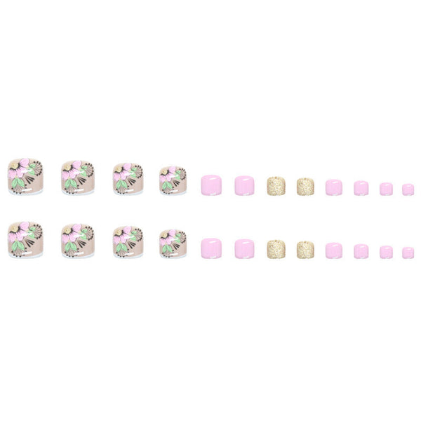 Pedicure fake nail Y052