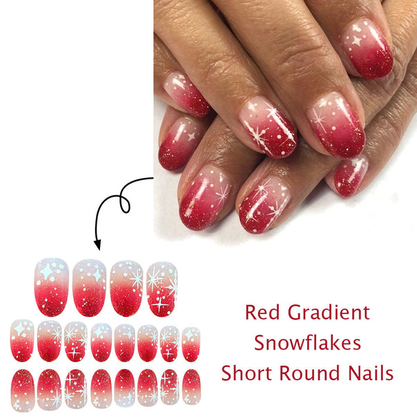 24pcs/Set Press On Nails JB973