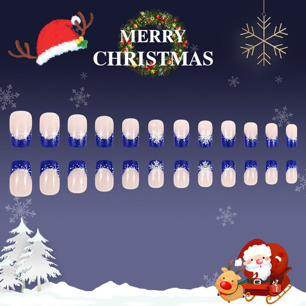 French blue snowflake