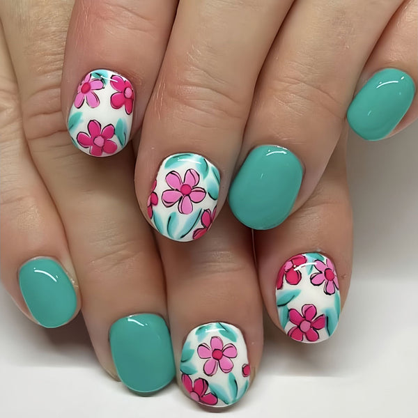 24pcs/Set Press On Nails
