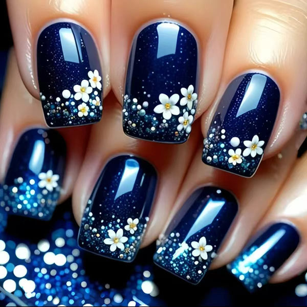 12 Sizes-24 Pcs Press On Nails w-298