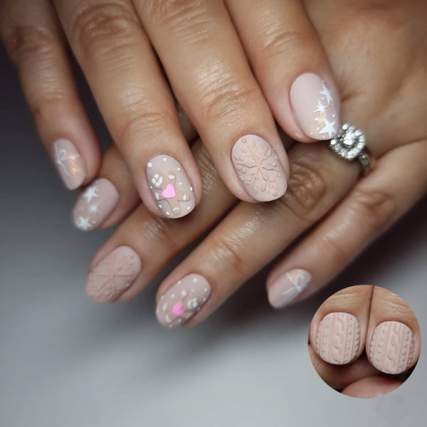 24pcs/Set Press On Nails JB989