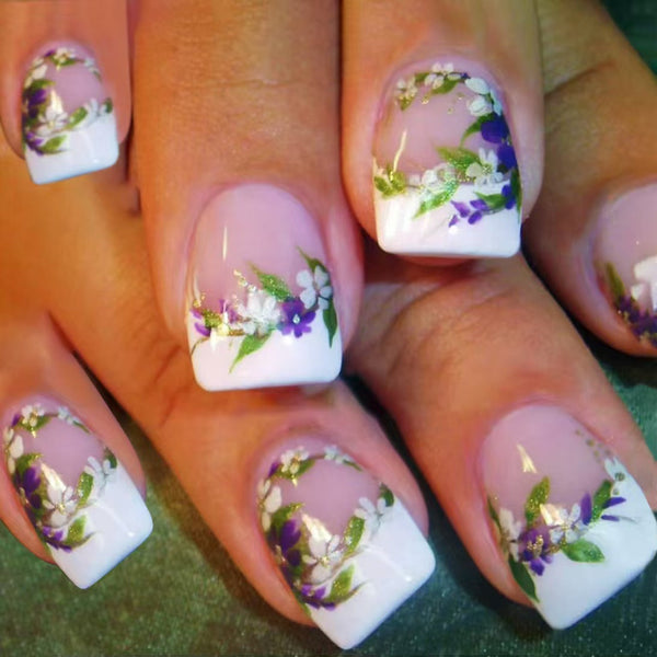 24pcs/Set Press On Nails