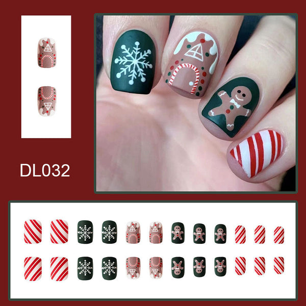 24pcs/Set Press On Nails DL032