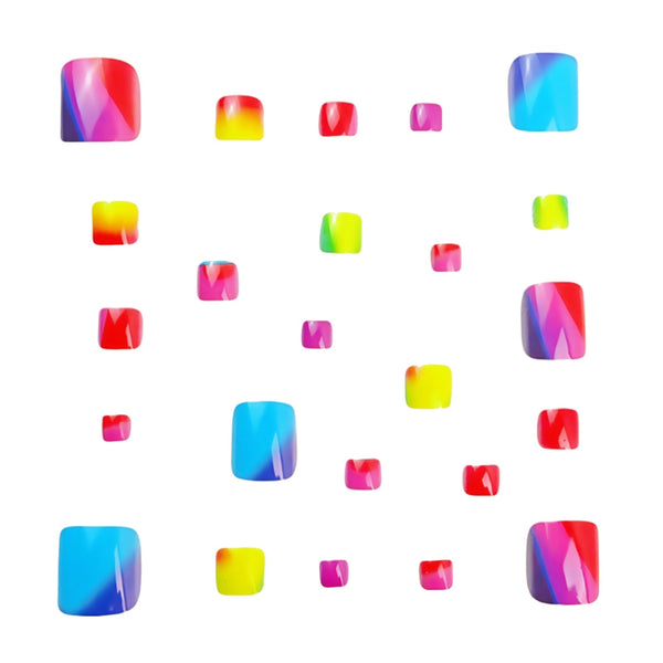 Pedicure fake nail Y596