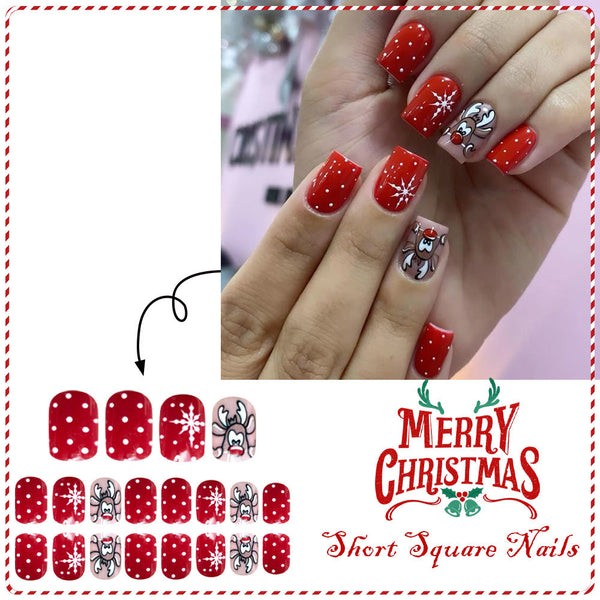 24pcs/Set Press On Nails JB926