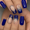 Rhinestone Decorative Removable Fake Nails