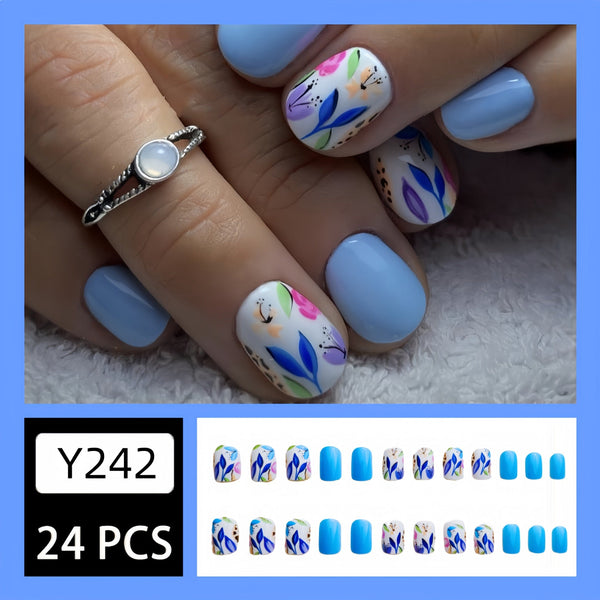 24pcs/Set Press On Nails