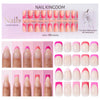 150 Pcs Five-color French nails