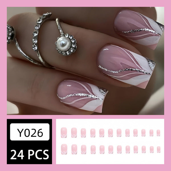 24pcs/Set Press On Nails