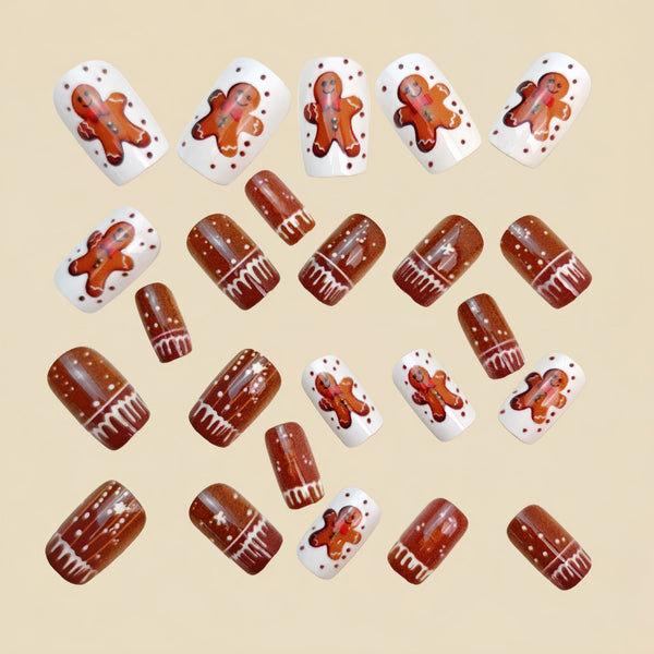 Brown Nail Art
