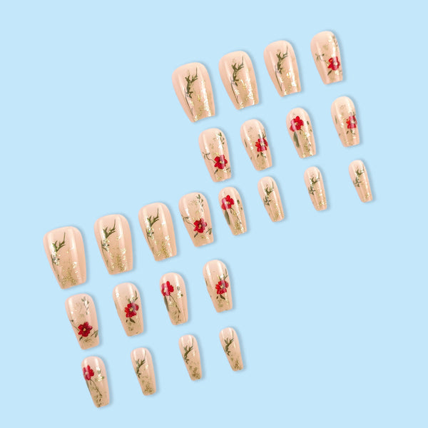 12 Sizes-24 Pcs Press On Nails DY1878-B7