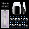 Almond nail 120 pieces