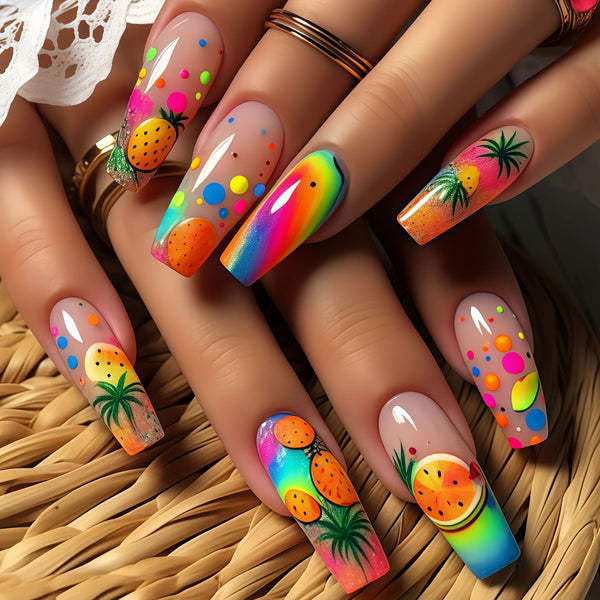 24pcs/Set Press On Nails