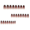 Reddish brown ombre