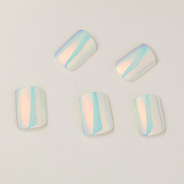 Electroplated white aurora