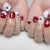 Cartoon Elk Nail Art