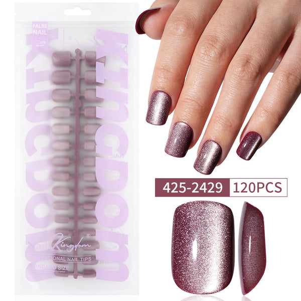 Scrub removable fake nails 120 pieces