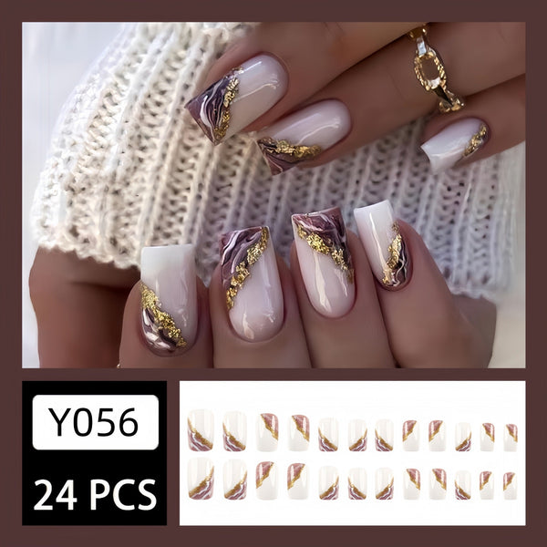 24pcs/Set Press On Nails