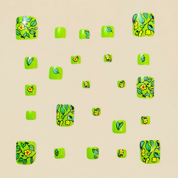 Pedicure fake nail Y593