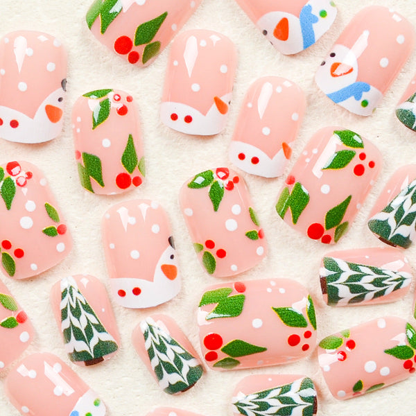 Cute cartoon snowman
