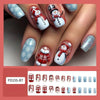 12 Sizes-24 Pcs Press On Nails FD155-B7