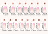 Five-color square patch manicure 150 pieces