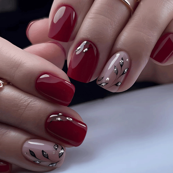 Glossy Medium Press on Nails