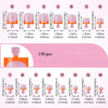 Toenails Color French 150 pieces Pedicure
