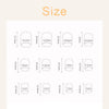 Minimalist short French fake nails