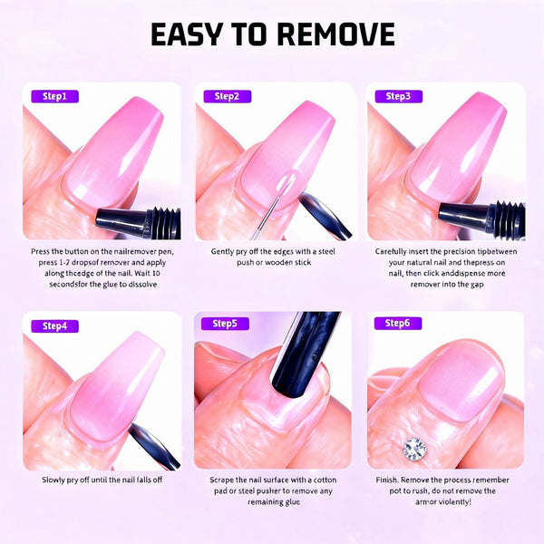 Semi Solid Nail Glue （No UV/LED Need）